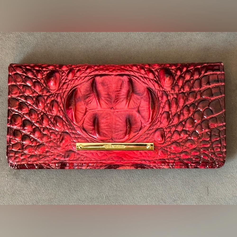 Brahmin Ady Wallet (Rose Ombre Melbourne) - Rare EUC